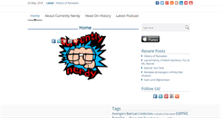 Desktop Screenshot of currentlynerdy.com